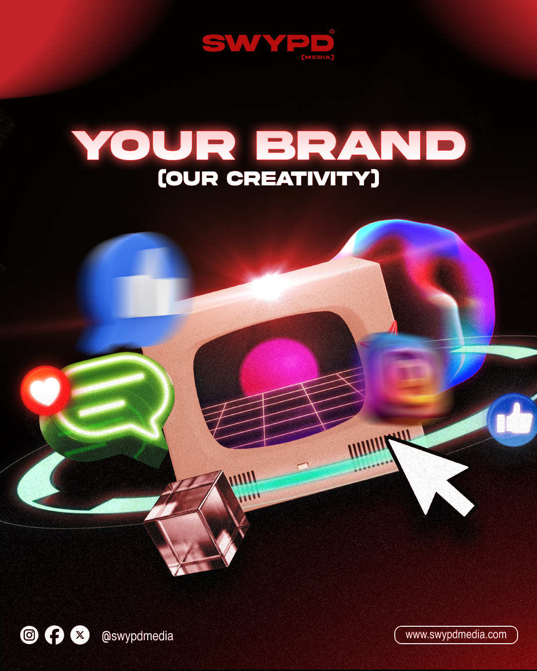 Artboard 1 showcasing our recent branding work on Instagram